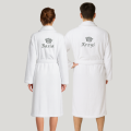 Personalizowany komplet eleganckich szlafroków z bawełny frotte z Twoim haftem, na prezent